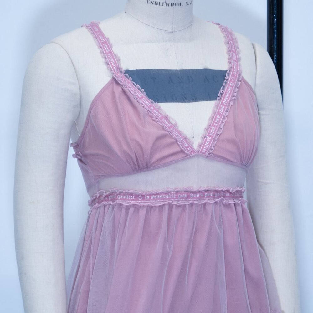 Jean Paul Gaultier Mesh Layered Tank Top - Picture 3 of 6
